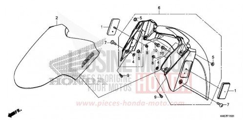 KOTFLUEGEL, VORNE (NSS125ADK) NSS125ADK de 2019